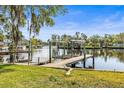 Scenic waterfront property with a private boat dock, providing direct access to the open water at 6552 River Rd, New Port Richey, FL 34652