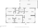 Detailed floorplan showing the layout and dimensions of each room in the house at 5031 Essex Ln, Spring Hill, FL 34606