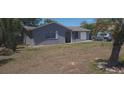 Charming single-story home with stucco exterior, palm tree, and driveway at 10347 Caspian St, Spring Hill, FL 34608