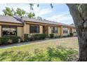 Inviting single-story villa showcasing a well-manicured lawn and quaint front entrance at 11241 Dollar Lake Dr # 5, Port Richey, FL 34668