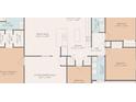 Detailed floor plan showcasing the layout of the house, including room dimensions at 5341 Birchwood Rd, Spring Hill, FL 34608