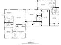 Detailed floorplan showcasing the layout of this spacious home at 6327 Skyline Ct, Spring Hill, FL 34606