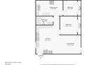 ADU floorplan showcasing the layout of the home, including bedrooms, bathrooms, and living spaces at 18633 Oak Way Dr, Hudson, FL 34667