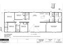 Detailed floor plan showcasing a five-bedroom, three-bathroom home with spacious living areas and a Primary suite at 20064 Manecke Rd, Brooksville, FL 34601