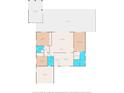 Floor plan displaying the layout of the house at 3361 Gulfview Dr, Hernando Beach, FL 34607