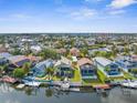 Waterfront homes featuring private docks and screened in pools for relaxation and entertaining, all with water views at 6321 Garland Ct, New Port Richey, FL 34652