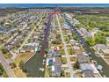 Beautiful waterfront community with convenient canal access to open water with easy access for boating and water activities at 7626 Hatteras Dr, Hudson, FL 34667