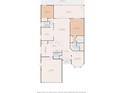 Detailed floorplan showcasing the layout of this home, including room dimensions and features at 11350 Copley Ct, Spring Hill, FL 34609