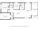 Detailed floor plan showcasing the layout of the home, including room dimensions and relationships at 5045 Pelican Dr, New Port Richey, FL 34652