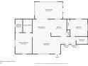 Floorplan for 10386 Myra St, Spring Hill, FL 34608 showing layout of all rooms at 10386 Myra St, Spring Hill, FL 34608