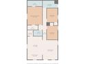 Floorplan schematic showing layout of a residential property including room dimensions at 7353 Thorpp Ave, Brooksville, FL 34613