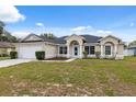 Charming single-story home with a well-manicured lawn and inviting curb appeal at 3312 Blythe Ave, Spring Hill, FL 34609