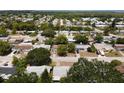Wide aerial shot showing the neighborhood, with tree-lined streets at 4388 Craftsbury Dr, New Port Richey, FL 34652