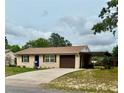 Charming single-story home featuring a well-maintained yard, covered parking and a freshly painted exterior at 2234 Marietta Ave, Spring Hill, FL 34608