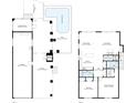 Detailed floor plan showcasing layout with the pool, garage, and elevator at 4460 Flounder Dr, Hernando Beach, FL 34607
