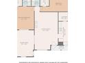Layout with labeled rooms, including the primary bedroom, living room, dining area, kitchen, and laundry at 8158 Sturbridge Ct # D, Weeki Wachee, FL 34613