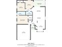 A detailed floor plan showcasing the layout of the home with dimensions and room names at 10935 New Brighton Ct, New Port Richey, FL 34654