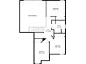 Floor plan showcasing the layout of the second floor, including bedrooms, bathrooms and hall at 13772 Dunwoody Dr, Spring Hill, FL 34609