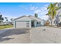 Charming single-Gathering home showcasing a modern garage door, quaint front door, and freshly painted exterior at 13821 Judy Ave, Hudson, FL 34667