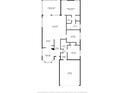 Detailed floor plan showcasing the layout of the home, including the bedrooms, kitchen, bathrooms, and living spaces at 4082 Watson Dr, New Port Richey, FL 34655