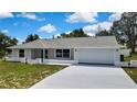 Inviting single-story home with a spacious driveway and a neatly manicured front lawn at 4360 Talco Ave, Spring Hill, FL 34609
