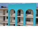 Close-up of the condos balconies and architecture at 19531 Gulf Blvd # 611, Indian Shores, FL 33785