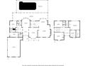 Detailed floor plan showcasing the layout of a spacious home with multiple rooms and features at 7268 Crystal Spring Run, Weeki Wachee, FL 34607
