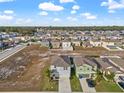 An aerial view captures the layout of the neighborhood and proximity to various amenities and green spaces at 313 Argyll Dr, Spring Hill, FL 34609