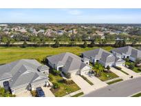 Aerial view of houses in a residential community at 4618 Deep Creek Ter, Parrish, FL 34219