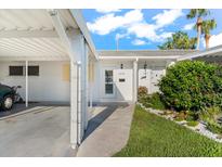 Private carport with access to condo unit at 6038 Lilli Way # 6038, Bradenton, FL 34207