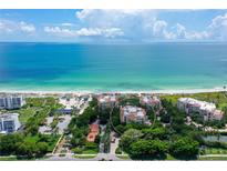 Aerial view of beachfront condo building at 2151 Gulf Of Mexico Dr # 5, Longboat Key, FL 34228