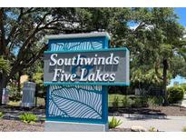 Southwinds Five Lakes community entrance sign at 3423 52Nd Avenue W Cir # 267, Bradenton, FL 34210