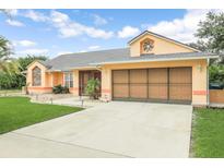 Charming single story home with two car garage and well maintained lawn at 27066 San Jorge Dr, Punta Gorda, FL 33983