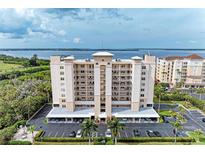 Aerial view of condo building near the water at 2625 Terra Ceia Bay Blvd # 205, Palmetto, FL 34221