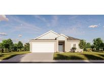 One-story house with a two-car garage and landscaped yard at 4605 Boxelder Avenue, Parrish, FL 34219