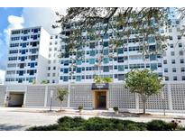 Gulfstream Towers building exterior with parking at 33 S Gulfstream Ave # 307, Sarasota, FL 34236