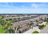 Aerial view of waterfront community at 208 Lewis Cir # 4A, Punta Gorda, FL 33950