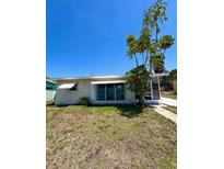 Charming single-story home with a well-maintained lawn and inviting curb appeal at 4444 Los Rios St, North Port, FL 34287