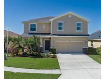 Charming two-story home with well-maintained lawn, two car garage and beautiful landscaping at 4509 Halls Mill Xing, Ellenton, FL 34222