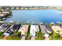 Waterfront homes with private docks on a scenic canal and easy access to the ocean at 1022 Overlook Ct, Bradenton, FL 34208