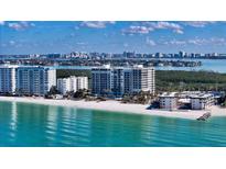 Beautiful beachfront condos with beach access, crystal blue water, and stunning skyline views at 1800 Benjamin Franklin Dr # B308, Sarasota, FL 34236