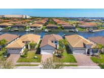 Waterfront homes with private docks line a tranquil canal, offering picturesque views and boat access at 510 16Th E Ave, Palmetto, FL 34221