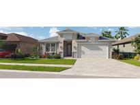 Charming single-Gathering home with well-manicured lawn and two-car garage in a vibrant community at 11830 Moonsail Dr, Parrish, FL 34219