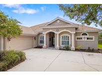 Charming home with a tile roof, beautiful columns and a spacious three car driveway at 244 Dove Trl, Bradenton, FL 34212