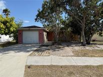 Charming single-story home with a brick and concrete driveway and mature trees in the front yard at 1719 24Th E St, Palmetto, FL 34221