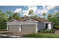 Charming single-story home featuring a two-car garage, beautifully landscaped yard, and a neutral color palette at 3118 Torta Ct, Bradenton, FL 34211