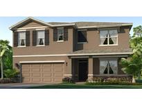 Beautiful two-story home with a two-car garage and well-maintained landscaping at 18227 Canopy Pl, Lakewood Ranch, FL 34211