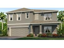 Beautiful two-story home with a two-car garage and well-maintained landscaping at 18313 Canopy Pl, Lakewood Ranch, FL 34211