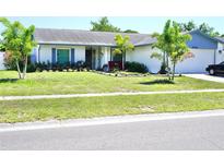 Charming single-story home with a well-manicured lawn and freshly planted landscaping, creating great curb appeal at 6704 Rosemary Dr, Tampa, FL 33625