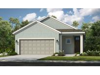 Charming single-story home featuring a large two-car garage and well-maintained landscaping at 8632 Snowfall St, Sarasota, FL 34241